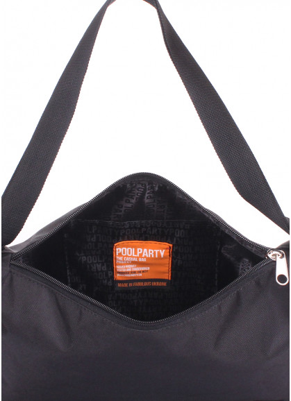 Повседневная текстильная сумка POOLPARTY Agent черная