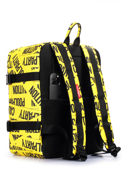 Рюкзак для ручної поклажі POOLPARTY Airport 40x30x20см Wizz Air / МАУ