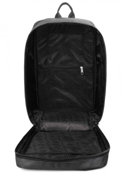 Рюкзак для ручної поклажі POOLPARTY Airport 40x30x20см Wizz Air / МАУ темно-сірий
