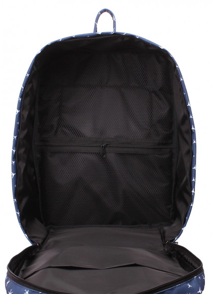 Рюкзак для ручной клади POOLPARTY Airport 40x30x20см Wizz Air / МАУ с самолетиками