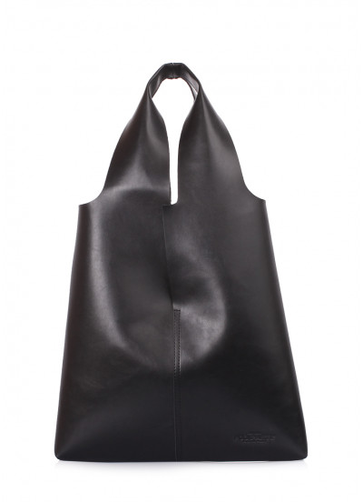 Женская сумка-шоппер из искусственной кожи POOLPARTY Amore черная