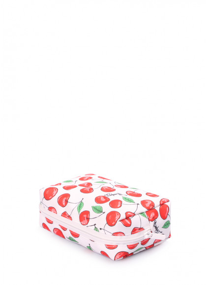 Текстильная косметичка POOLPARTY Beautybag с черешнями