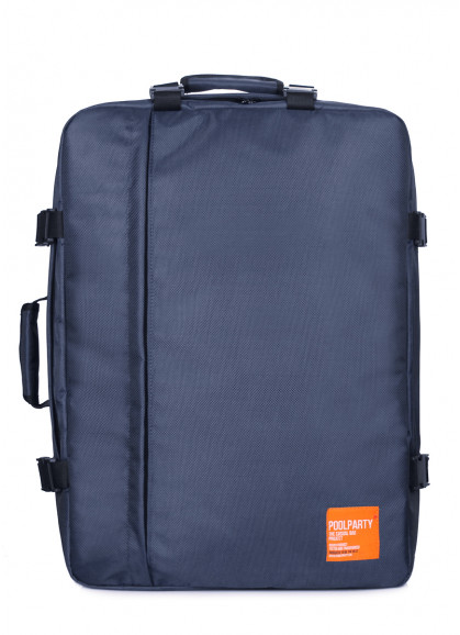 Рюкзак-сумка для ручной клади POOLPARTY Cabin 55x40x20см МАУ / SkyUp синий