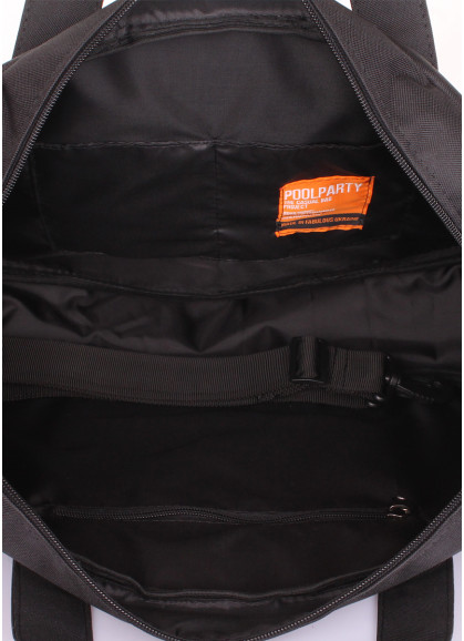 Повседневная сумка POOLPARTY College черная
