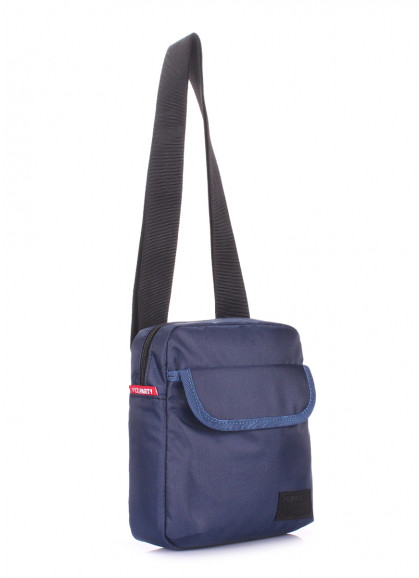 Чоловіча текстильна сумка з ременем на плече POOLPARTY Extreme синя