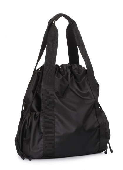 Жіноча сумка на шнурку POOLPARTY Felicita чорна