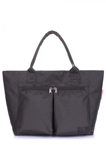 Женская текстильная сумка POOLPARTY Future черная