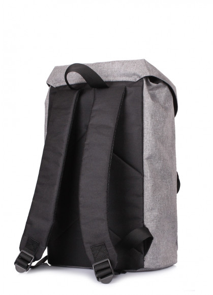 Рюкзак с ремнями POOLPARTY Hipster серый