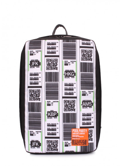 Рюкзак для ручної поклажі POOLPARTY Hub 40x25x20см Ryanair / Wizz Air / МАУ 