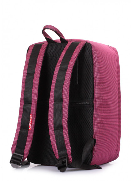 Рюкзак для ручної поклажі POOLPARTY Hub 40x25x20см Ryanair / Wizz Air / МАУ бузковий