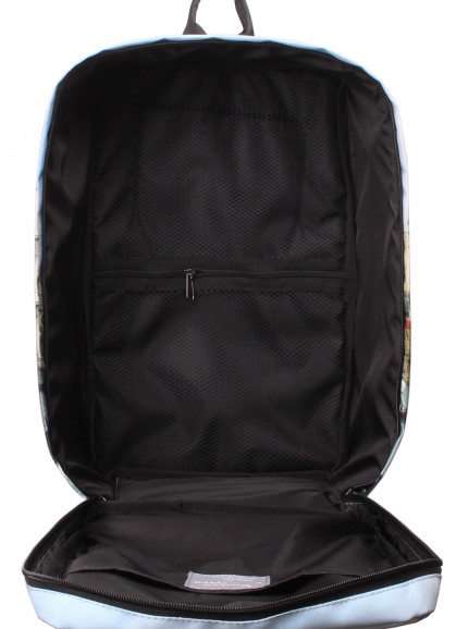 Рюкзак для ручной клади POOLPARTY Hub 40x25x20см Ryanair / Wizz Air / МАУ с принтом Венеция