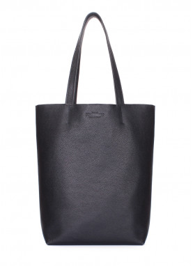 Жіноча шкіряна сумка POOLPARTY Iconic чорна
