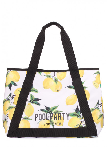 Літня сумка POOLPARTY Laguna з лимонами