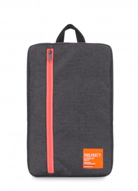 Рюкзак для ручной клади POOLPARTY Lowcost 40x25x20см Ryanair / Wizz Air / МАУ темно-серый