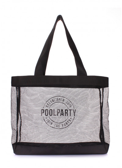 Женская сетчатая сумка POOLPARTY черная