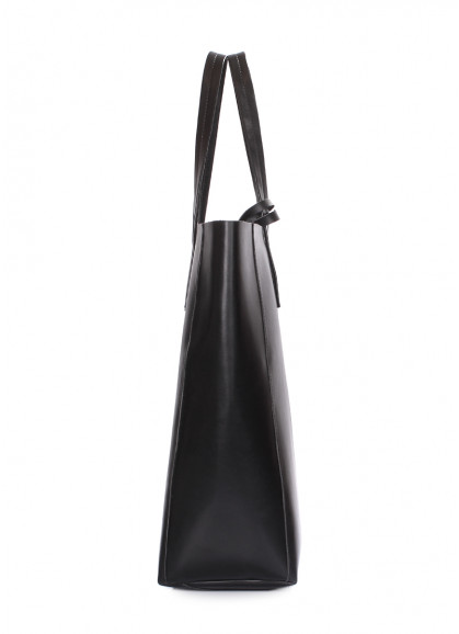 Жіноча сумка-шоппер із штучної шкіри POOLPARTY Model чорна
