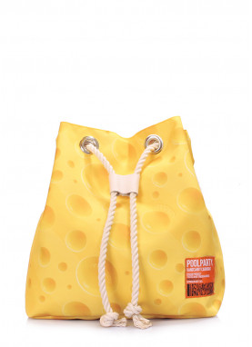 Літній рюкзак POOLPARTY Pack з сирним принтом