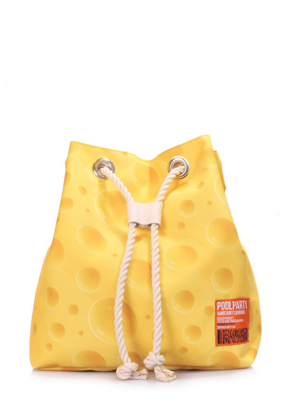 Літній рюкзак POOLPARTY Pack з сирним принтом