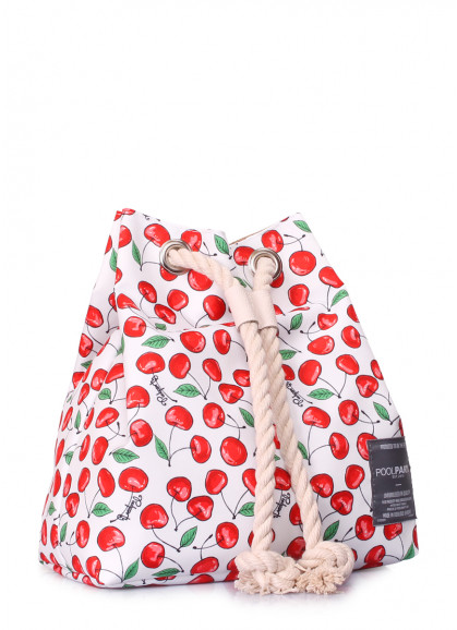Летний рюкзак POOLPARTY Pack с черешнями