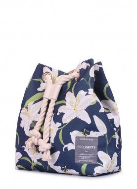 Летний рюкзак POOLPARTY Pack с лилиями