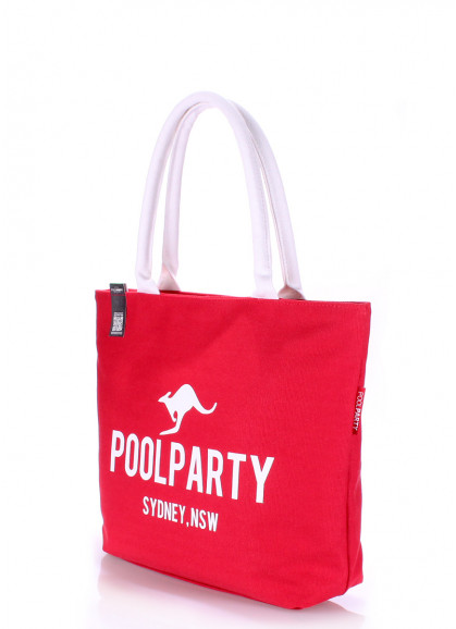Жіноча текстильна сумка POOLPARTY червона