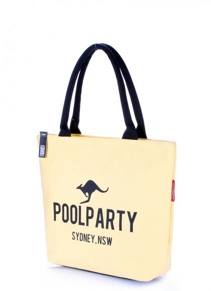 Женская текстильная сумка POOLPARTY желтая