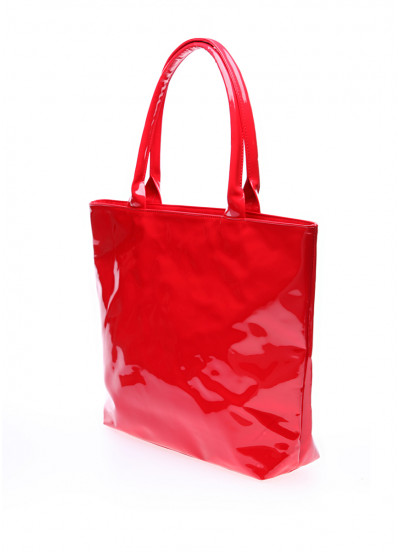 Женская лаковая сумка POOLPARTY красная