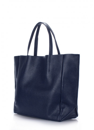 Женская кожаная сумка POOLPARTY Soho синяя