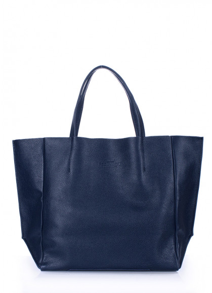 Женская кожаная сумка POOLPARTY Soho синяя