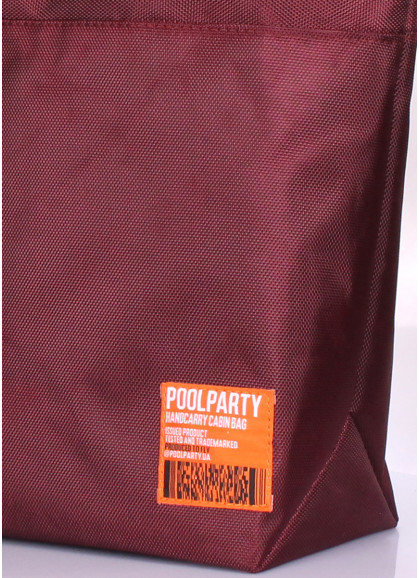 Жіноча текстильна сумка POOLPARTY Razor бордова