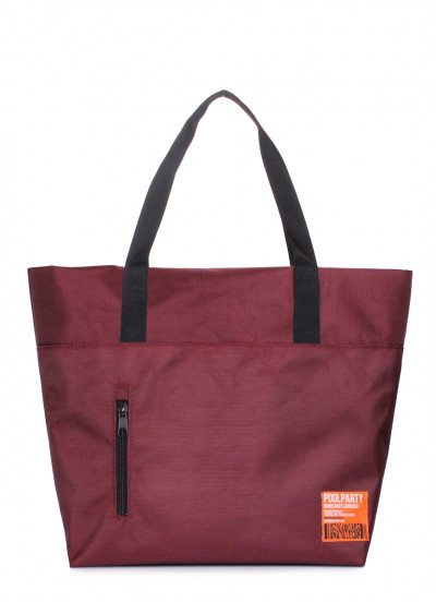 Женская текстильная сумка POOLPARTY Razor бордовая
