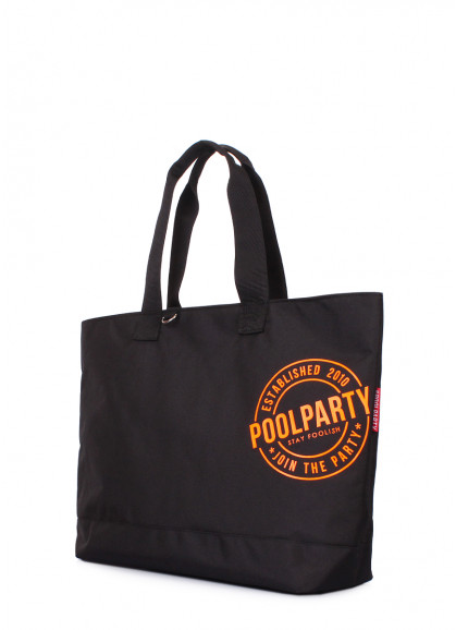 Повсякденна текстильна  сумка POOLPARTY Riot чорна