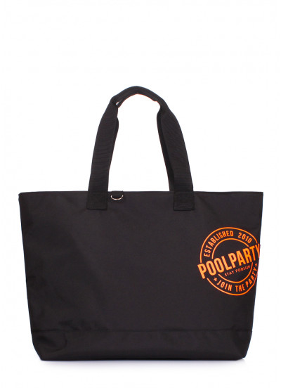 Повседневная текстильная  сумка POOLPARTY Riot черная