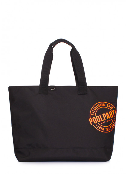 Повсякденна текстильна  сумка POOLPARTY Riot чорна