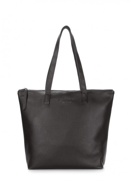 Женская кожаная сумка POOLPARTY Secret черная