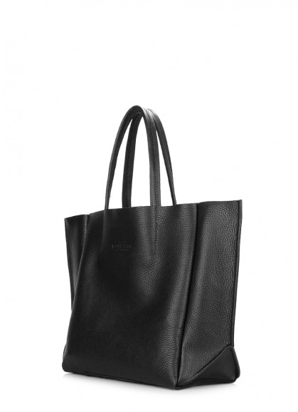 Женская кожаная сумка POOLPARTY Soho Mini черная