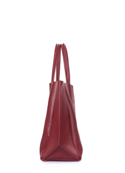 Жіноча шкіряна сумка POOLPARTY Soho Mini бордова