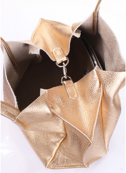 Жіноча шкіряна сумка POOLPARTY Soho Remix золота