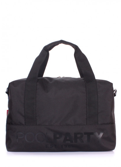 Повседневная текстильная сумка POOLPARTY Swag черная