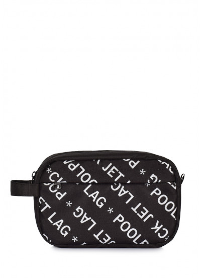 Текстильна дорожна сумка - тревелкейс POOLPARTY  чорна